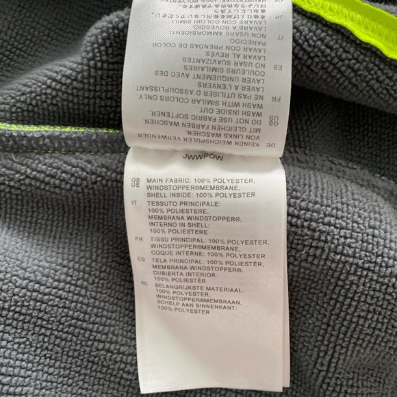 The GORE Bike Wear Windstopper Jacket Men's Cycling Full Zip Size Small S - Picture 13 of 15